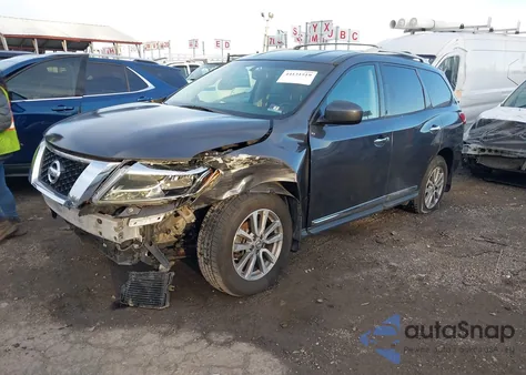 2014 Nissan Pathfinder Sl z USA, uszkodzony, nr VIN 5N1AR2MM6EC722495